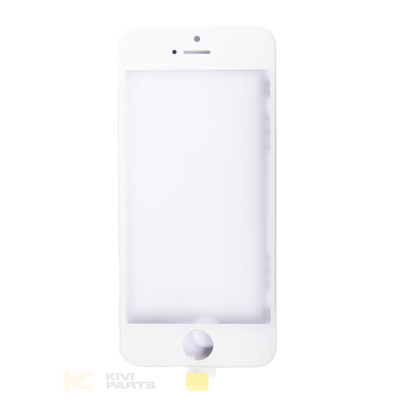 Скло з рамкою  iPhone 5 White