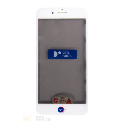 Скло з рамкою і плівкою OCA + полярик iPhone 7 Plus White
