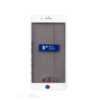 Скло з рамкою і плівкою OCA + полярик iPhone 8 Plus White