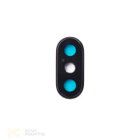 Скло камери з рамкою iPhone X Black