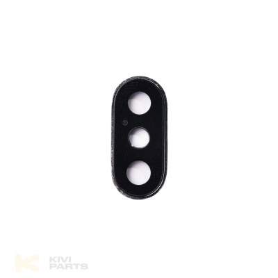 Скло камери з рамкою iPhone Xs Max White