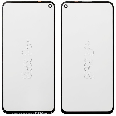 Cкло з плівкою ОCA Huawei Honor 20 (G+OCA) Black