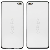 Cкло з плівкою ОCA Huawei P40 (G+OCA) Black