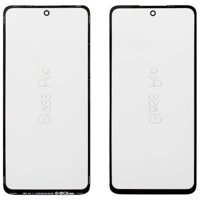 Cкло з плівкою ОCA Huawei P Smart 2021 (G+OCA) Black