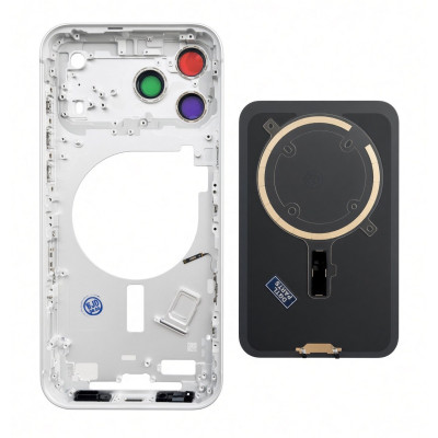 Корпус iPhone 17 Pro Max ( global ) + кнопка Camera Control Silver