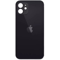 Задняя крышка iPhone 12 Mini (большой вырез) black