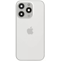 Задняя крышка iPhone 15 Pro (большой вырез) White Titanium