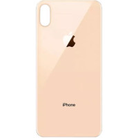 Задняя крышка iPhone Xs Max (большой вырез) Gold