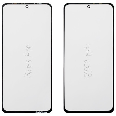Cкло з плівкою ОCA Xiaomi Redmi K40 (G+OCA) Black