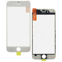 Скло з рамкою і плівкою OCA iPhone 6 PLUS White
