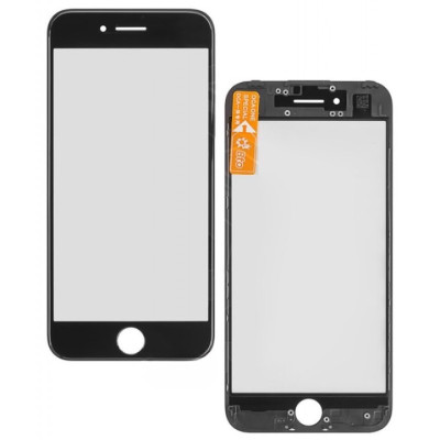 Скло з рамкою і плівкою OCA iPhone 7 PLUS Black