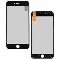 Скло з рамкою і плівкою OCA + полярик iPhone 6s Black